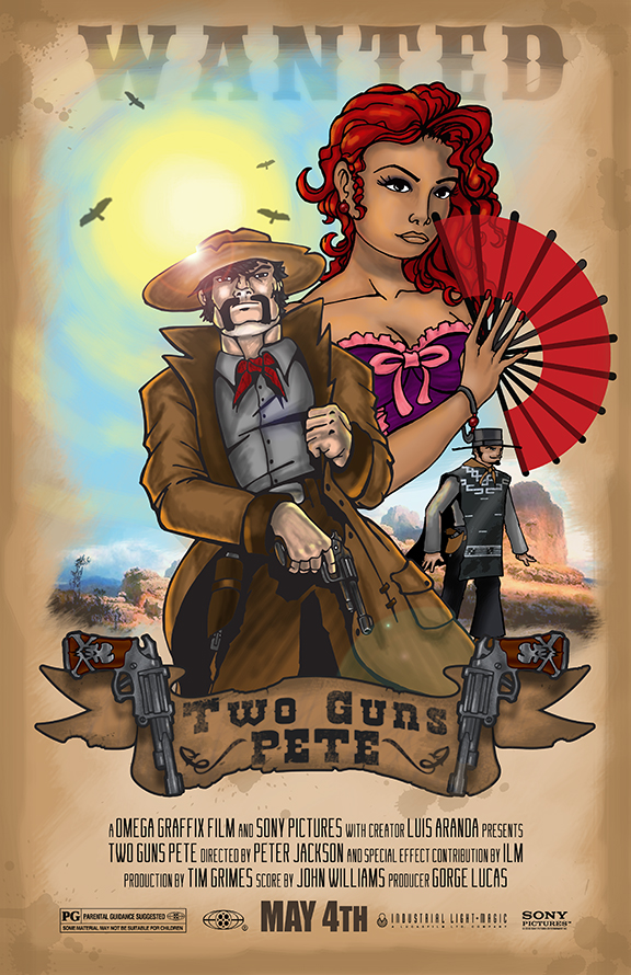 TwoGuns Pete Movie Poster